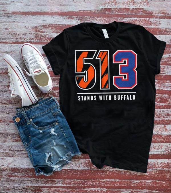Bengals 513 Stands With Buffalo Football Solidarity T-Shirt