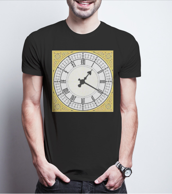 Big Ben 1 20 Clock Face Iconic T-Shirt