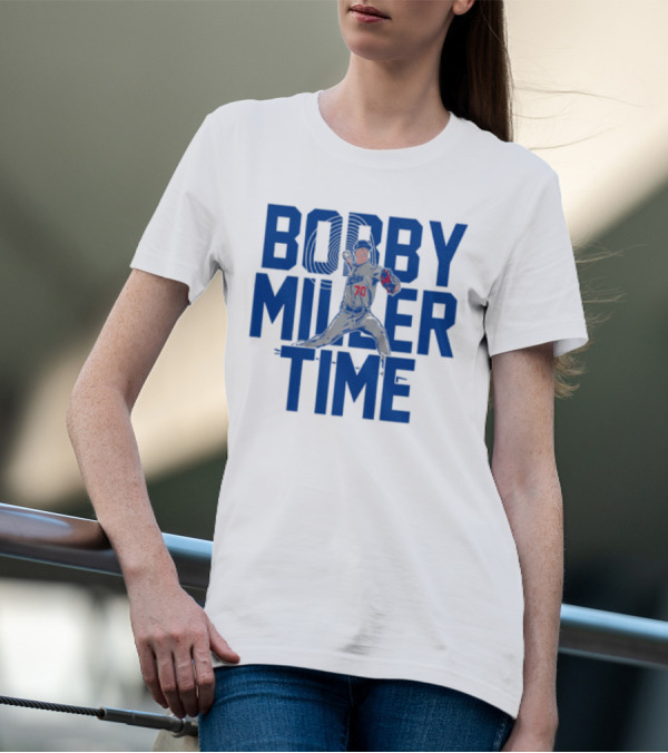 Bobby Miller Time Baseball Player Number 70 Dodgers Pitcher T-Shirt