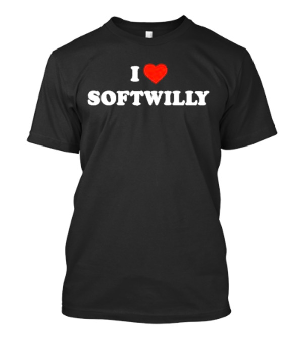 I Love Softwilly Merchandise Icon With Heart T-Shirt