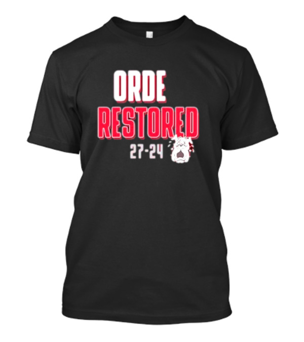Alabama Crimson Tide ORDE Restored 27-24 Bulldog T-Shirt