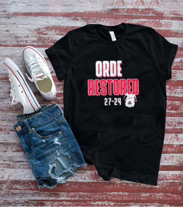 Alabama Crimson Tide ORDE Restored 27-24 Bulldog T-Shirt