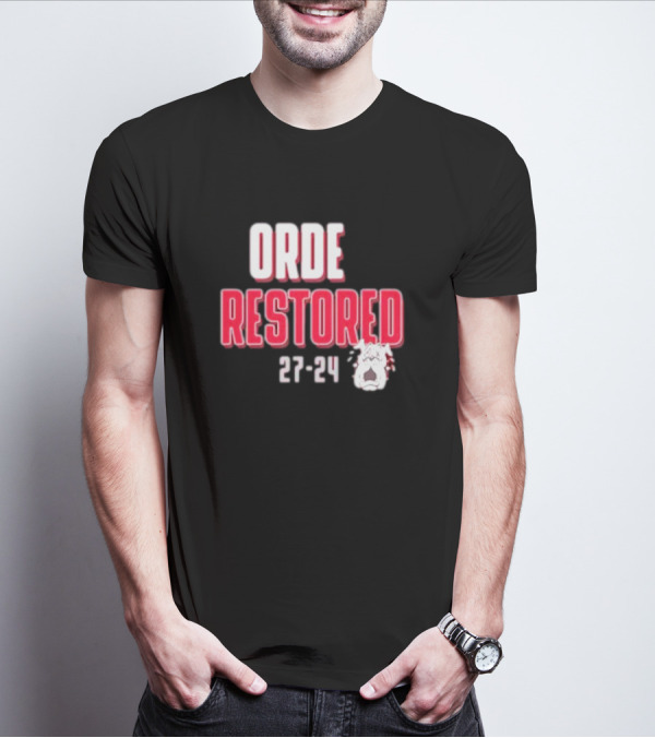 Alabama Crimson Tide ORDE Restored 27-24 Bulldog T-Shirt