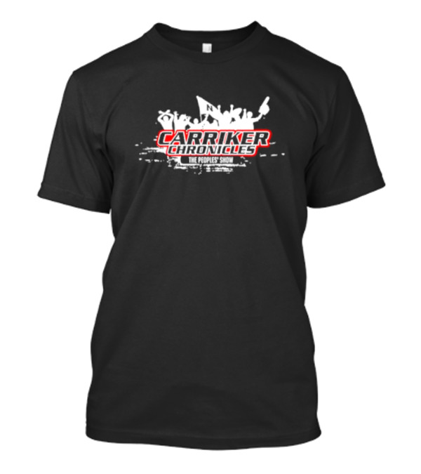 Carriker Chronicles The People's Show Crowd Silhouette With Red Highlights T-Shirt