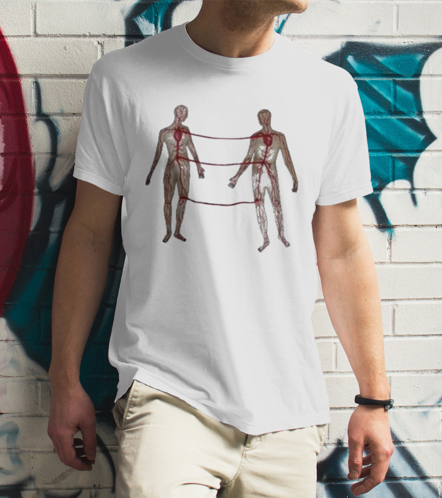 Marcos Alvarado Vascular Diagram Connected Figures T-Shirt