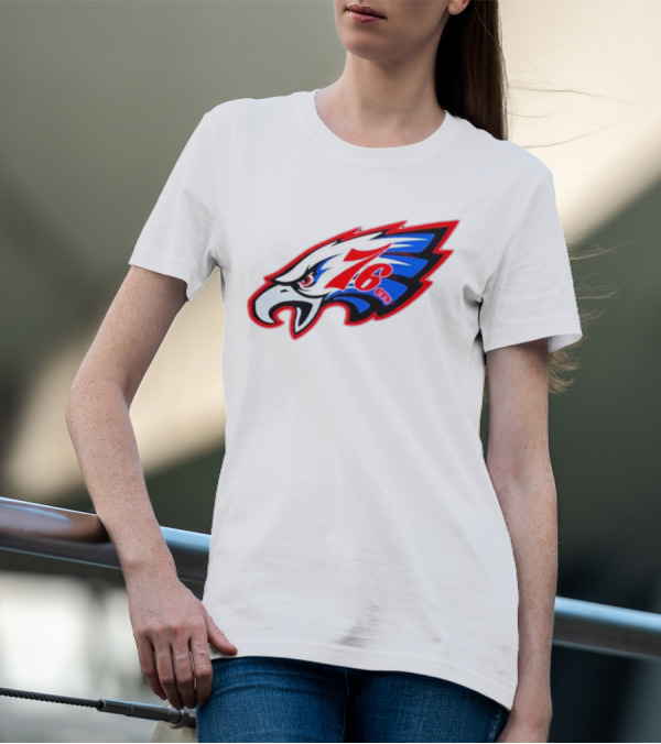 Philadelphia Eagles And 76ers Combined T-Shirt