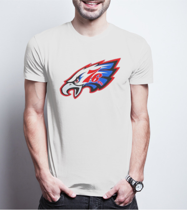 Philadelphia Eagles And 76ers Combined T-Shirt