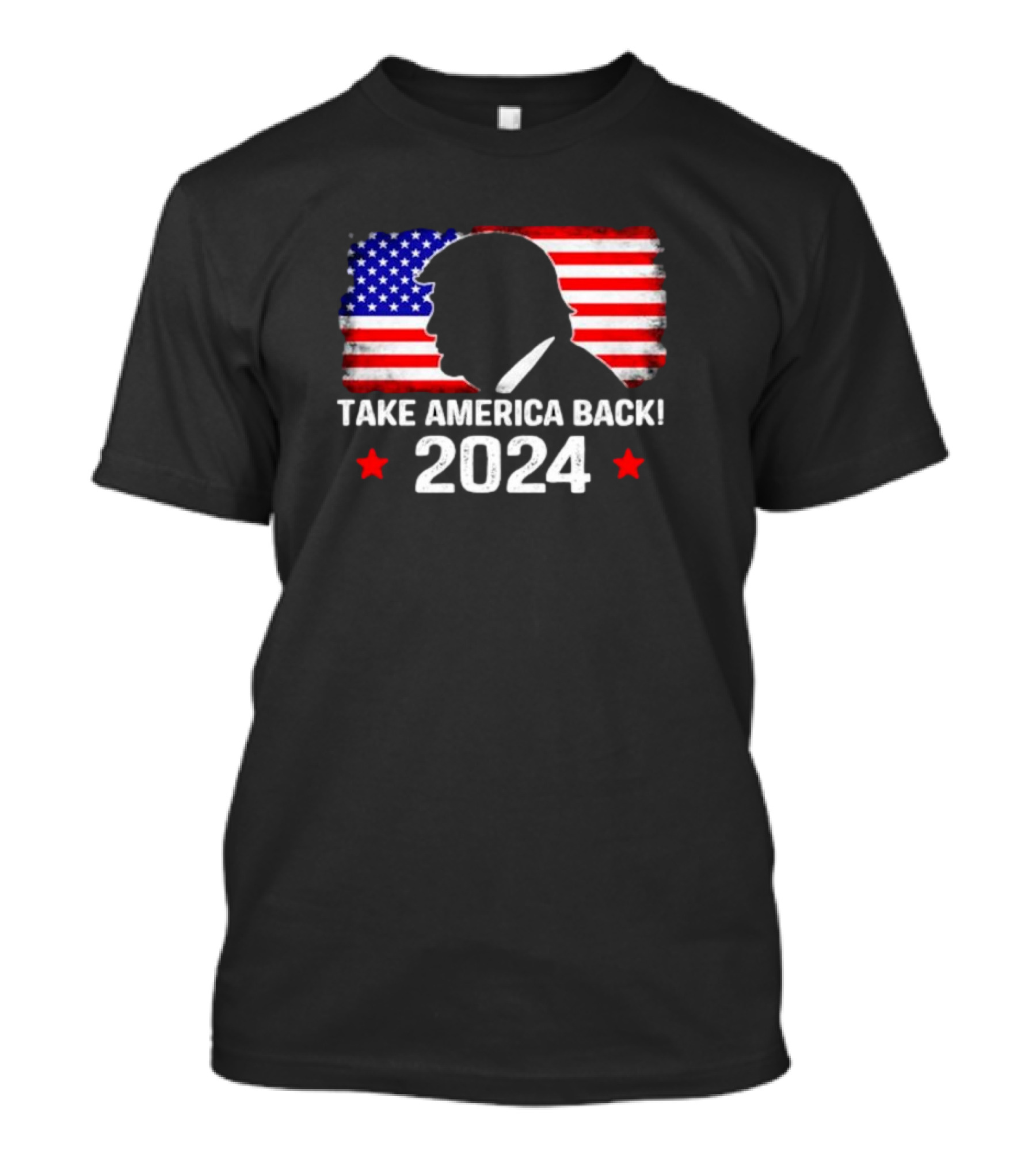 Take America Back 2024 American Flag T-Shirt