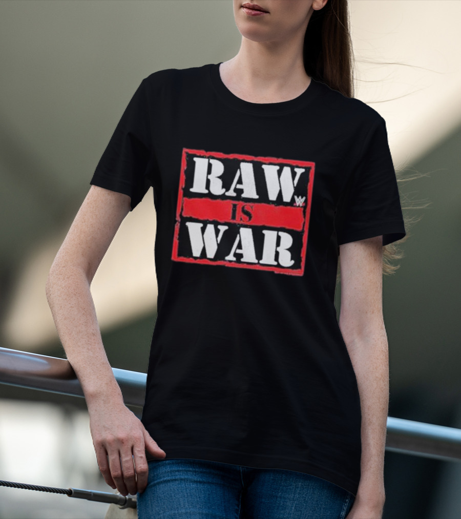 WWE Raw Is War Logo Design Ripple Junction T-Shirt