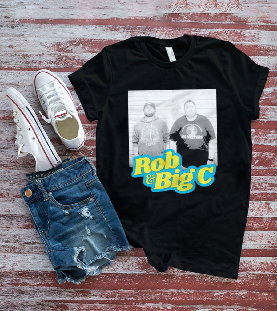Rob And Big C Bob Wrestlers Mugshot T-Shirt