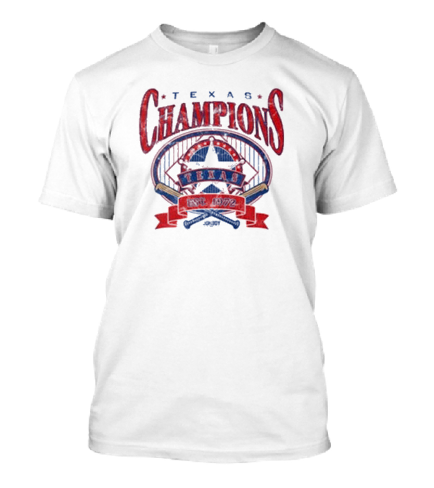 Texas Champions 1972 Baseball Jomboy T-Shirt