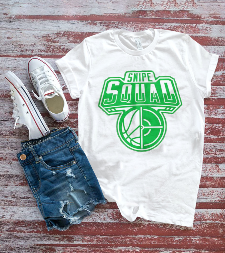 Boston Celtics Snipe Squad Basketball Crosshair T-Shirt