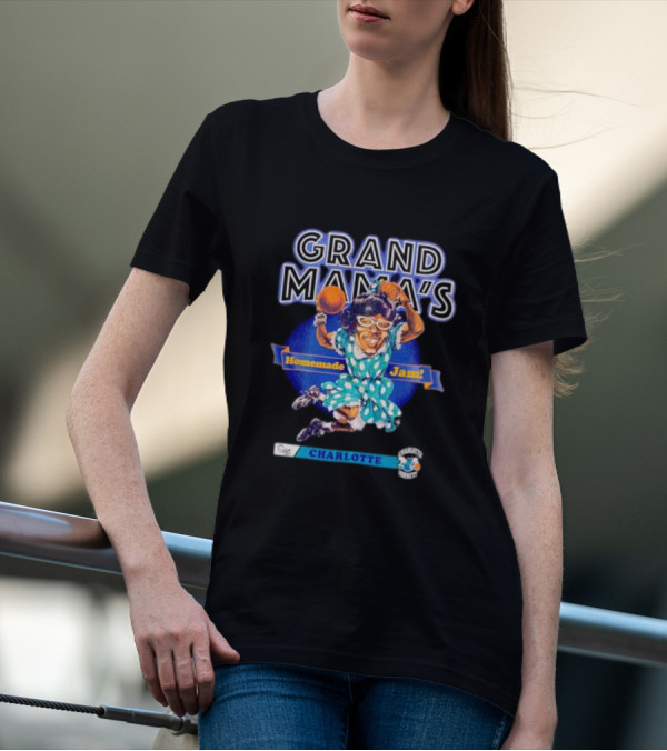 Grand Mama's Homemade Jam Charlotte Hornets T-Shirt