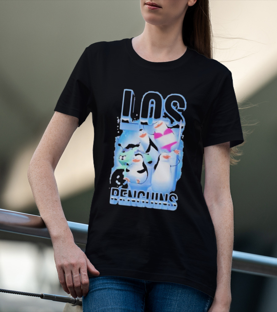 Los Penguins Animated Dancing Ice Party T-Shirt