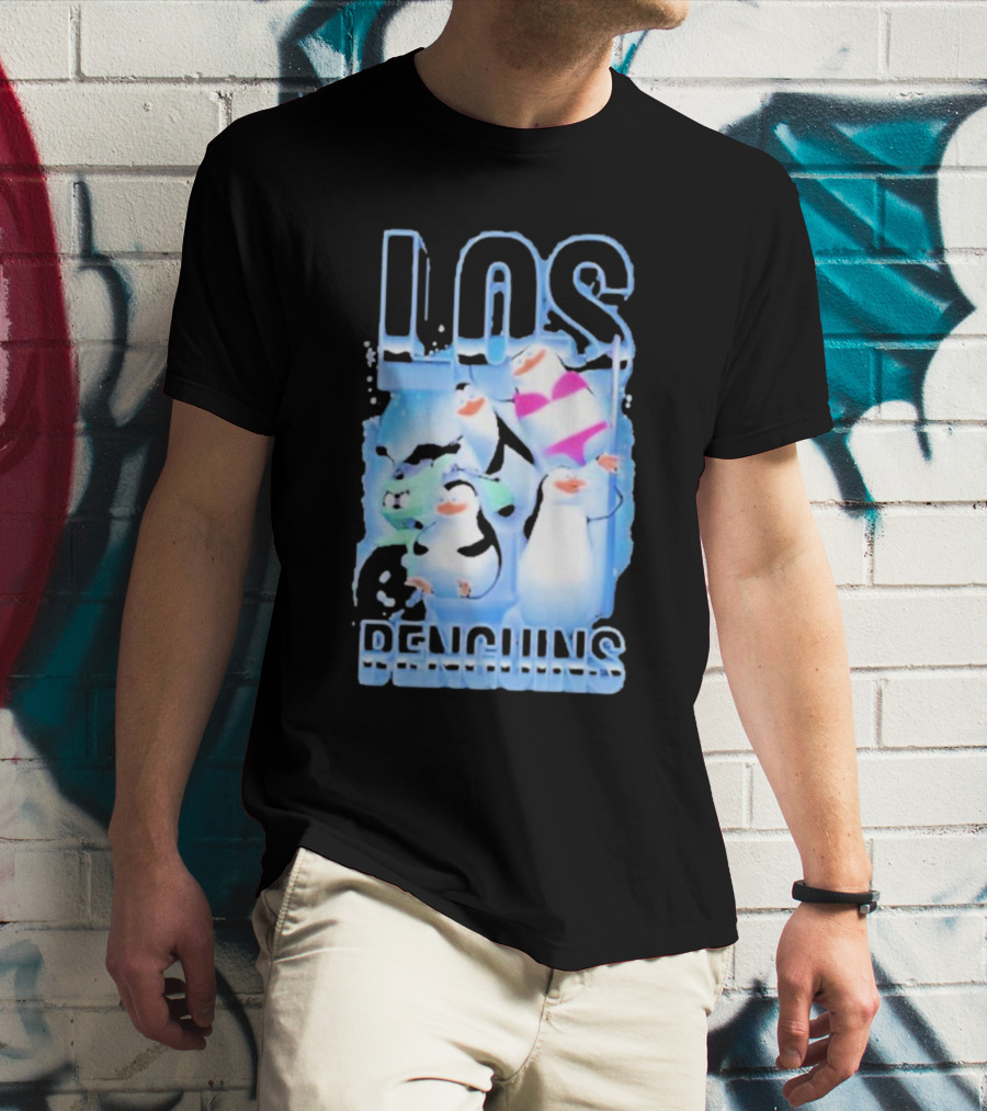 Los Penguins Animated Dancing Ice Party T-Shirt
