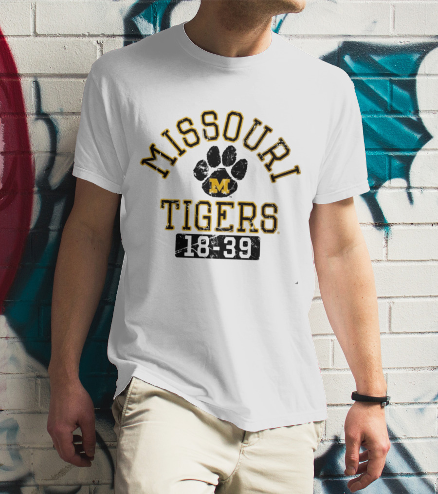 Missouri Tigers 18-39 Paw Logo Mizzou Legacy T-Shirt
