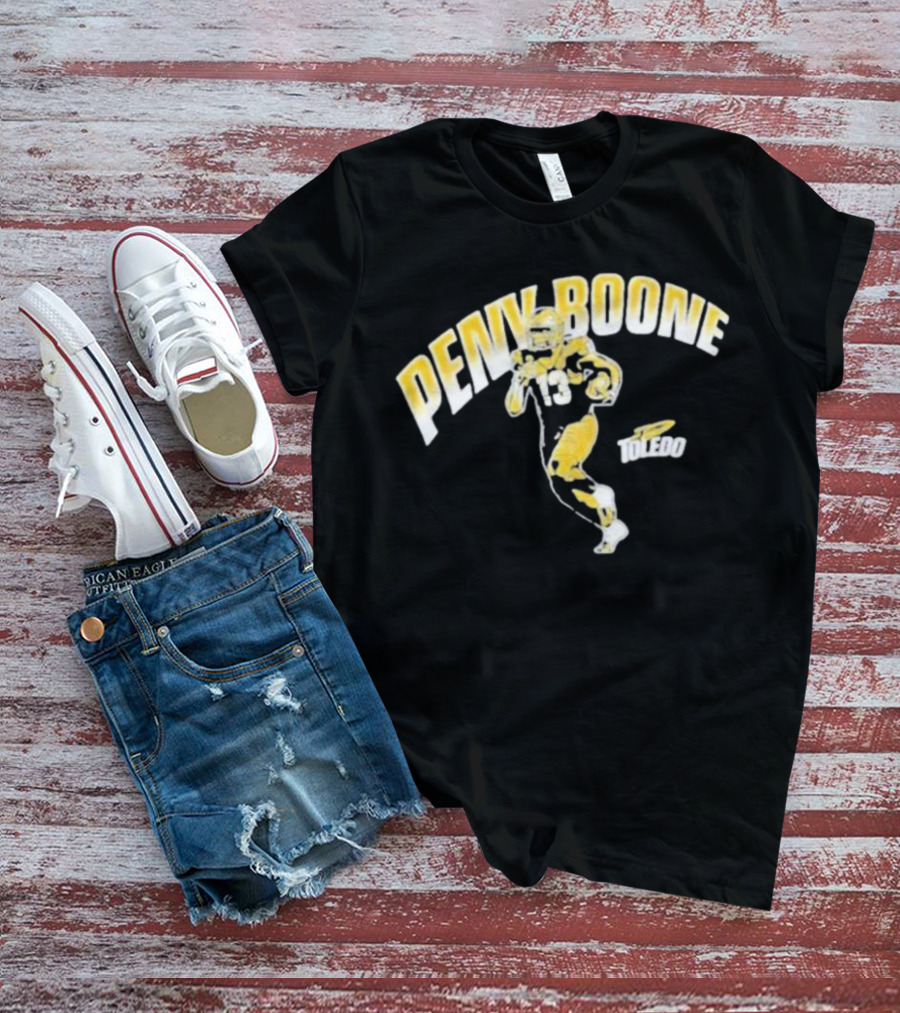 Penny Boone Toledo Football Number 13 Caricature T-Shirt