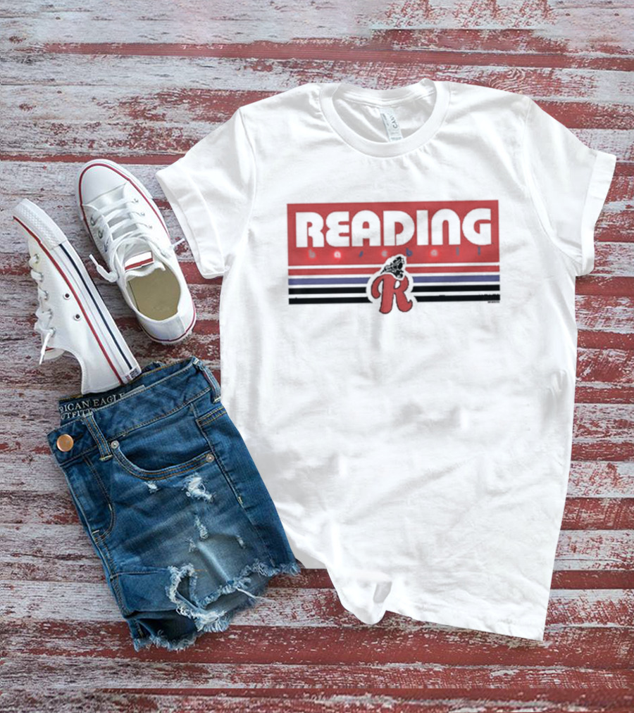 Reading Baseball Bimmridder Train Oatmeal T-Shirt