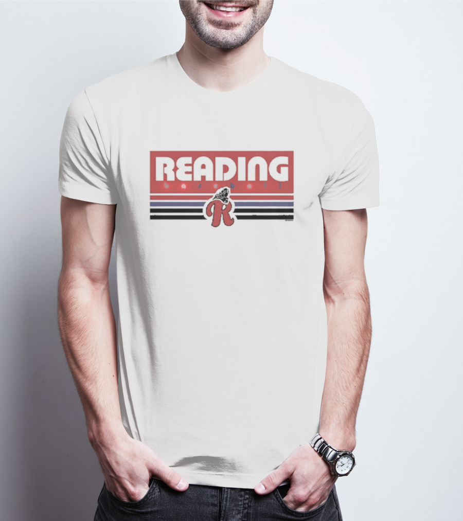 Reading Baseball Bimmridder Train Oatmeal T-Shirt