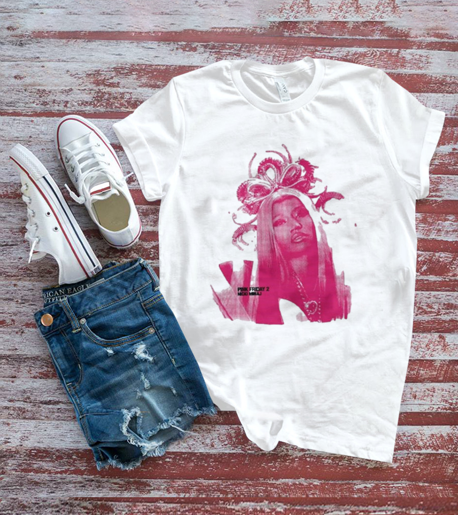 Nicki Minaj Pink Friday 2 Artistic Pink T-Shirt