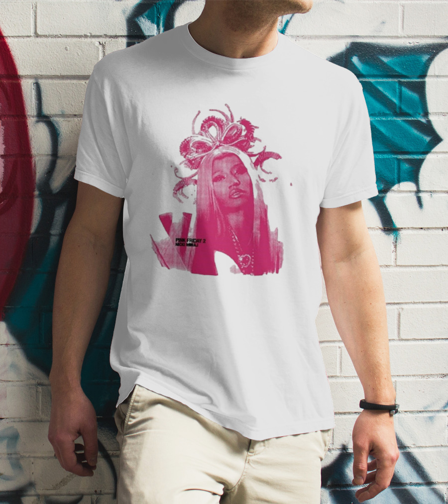 Nicki Minaj Pink Friday 2 Artistic Pink T-Shirt