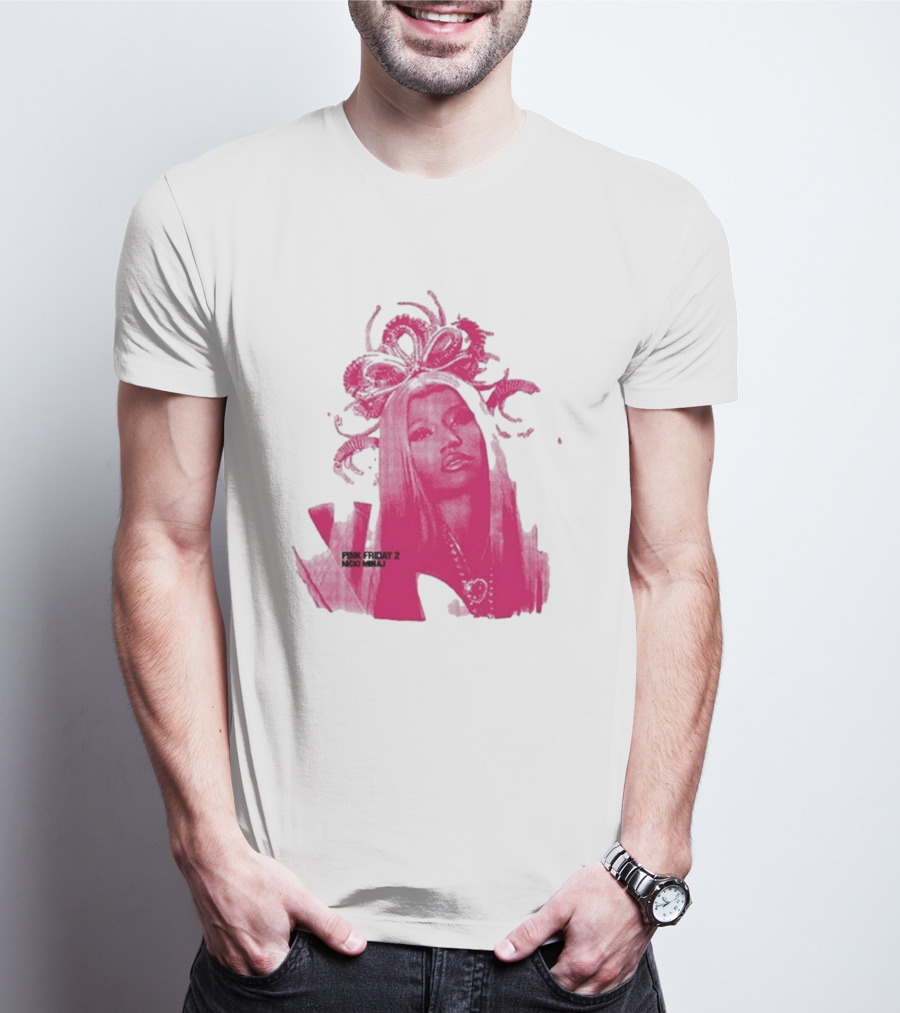 Nicki Minaj Pink Friday 2 Artistic Pink T-Shirt