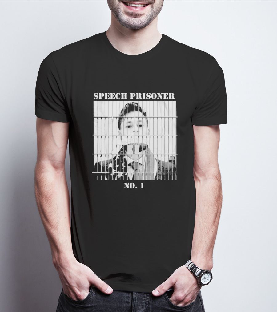 SPEECH PRISONER NO. 1 Owen Shroyer Photo T-Shirt