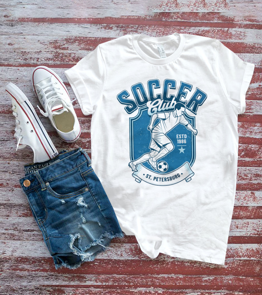 Soccer Club St. Petersburg ESTD 1986 T-Shirt