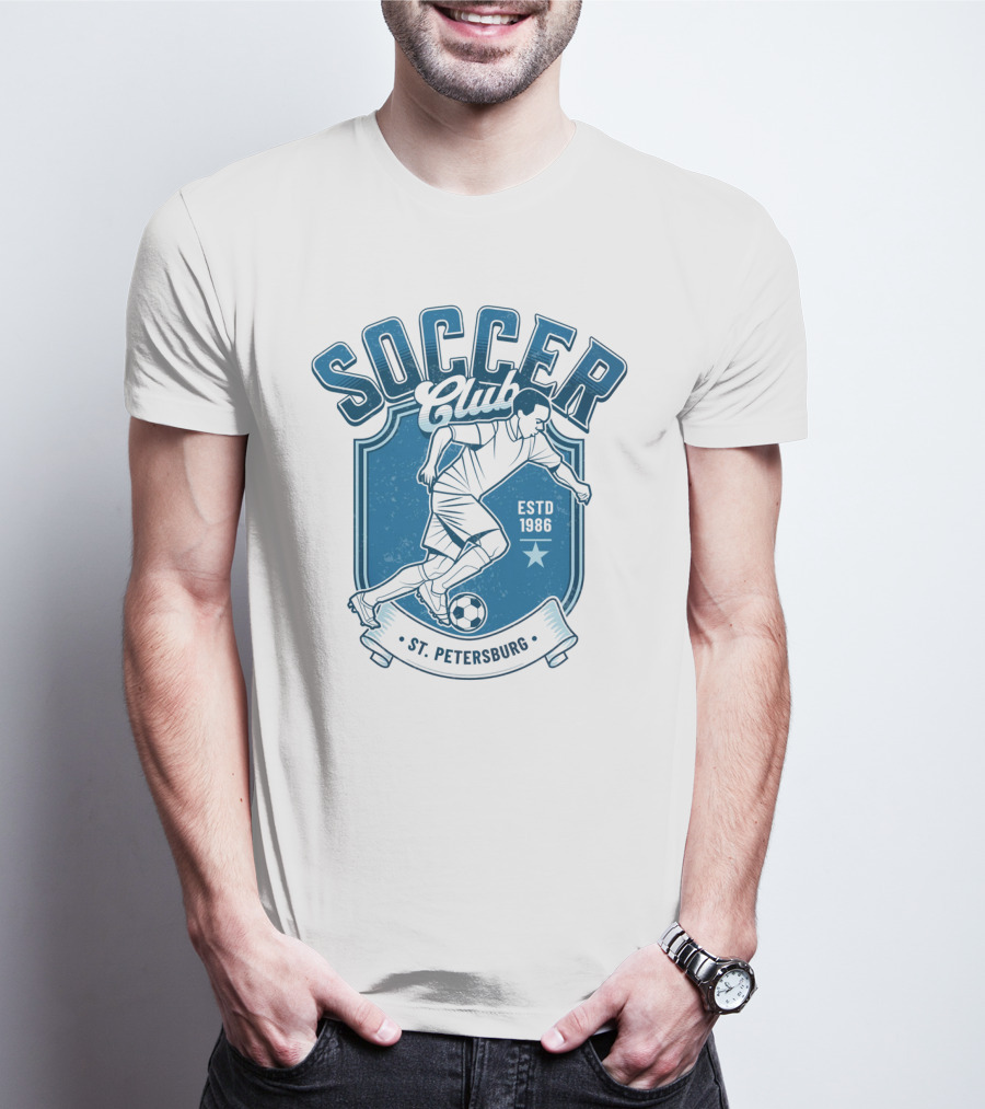 Soccer Club St. Petersburg ESTD 1986 T-Shirt