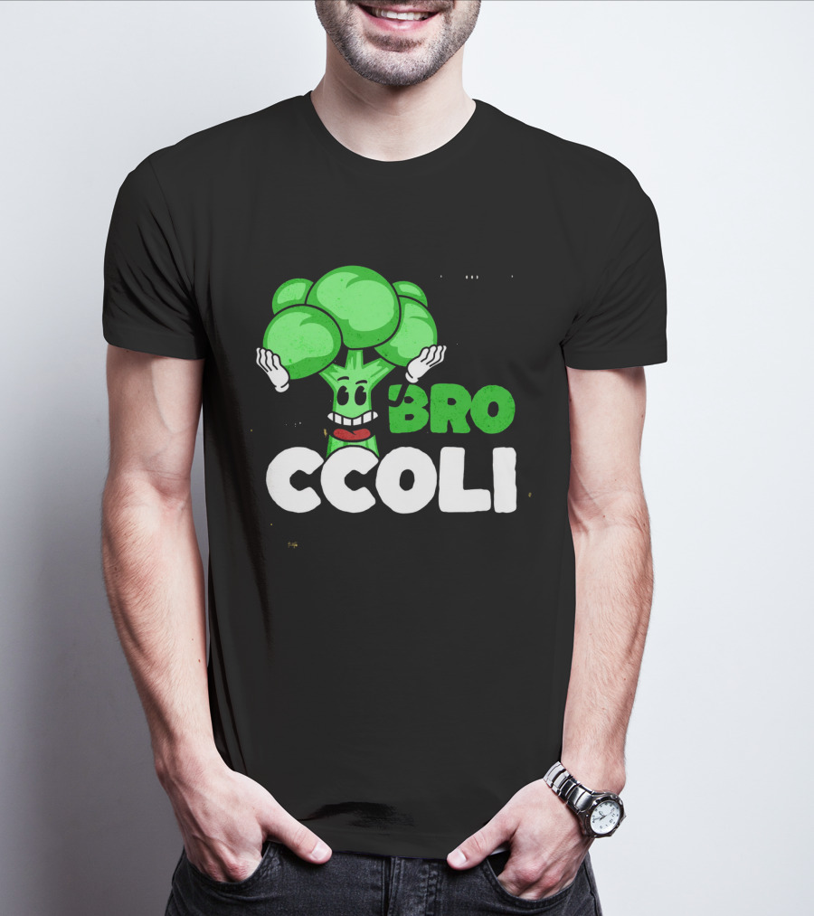 Hi Broccoli Green Goodness For A Healthy Life T-Shirt