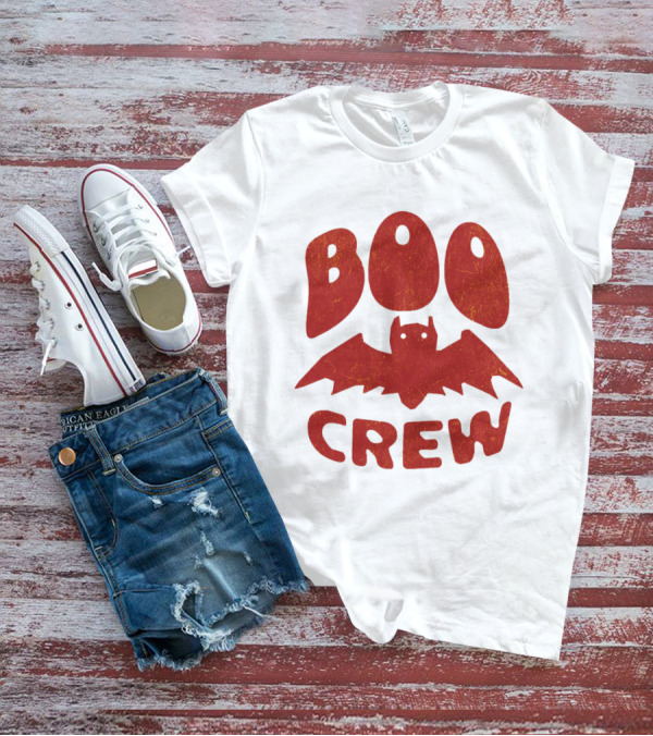 BOO CREW Bat Halloween T-Shirt