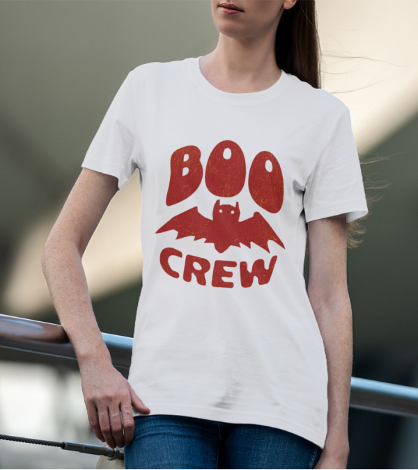 BOO CREW Bat Halloween T-Shirt