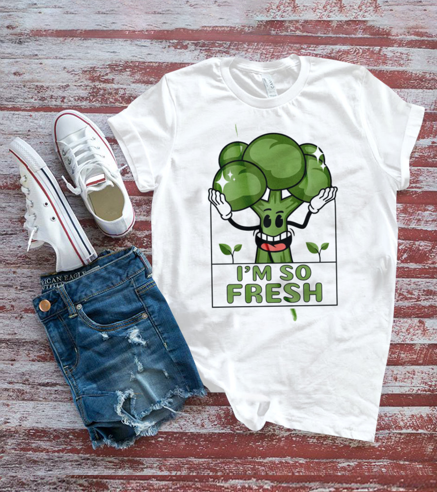 I'm So Fresh Broccoli Sparkle T-Shirt