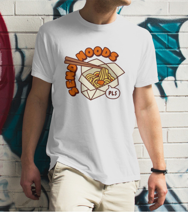 Send Noods Comic Noodles PLS T-Shirt