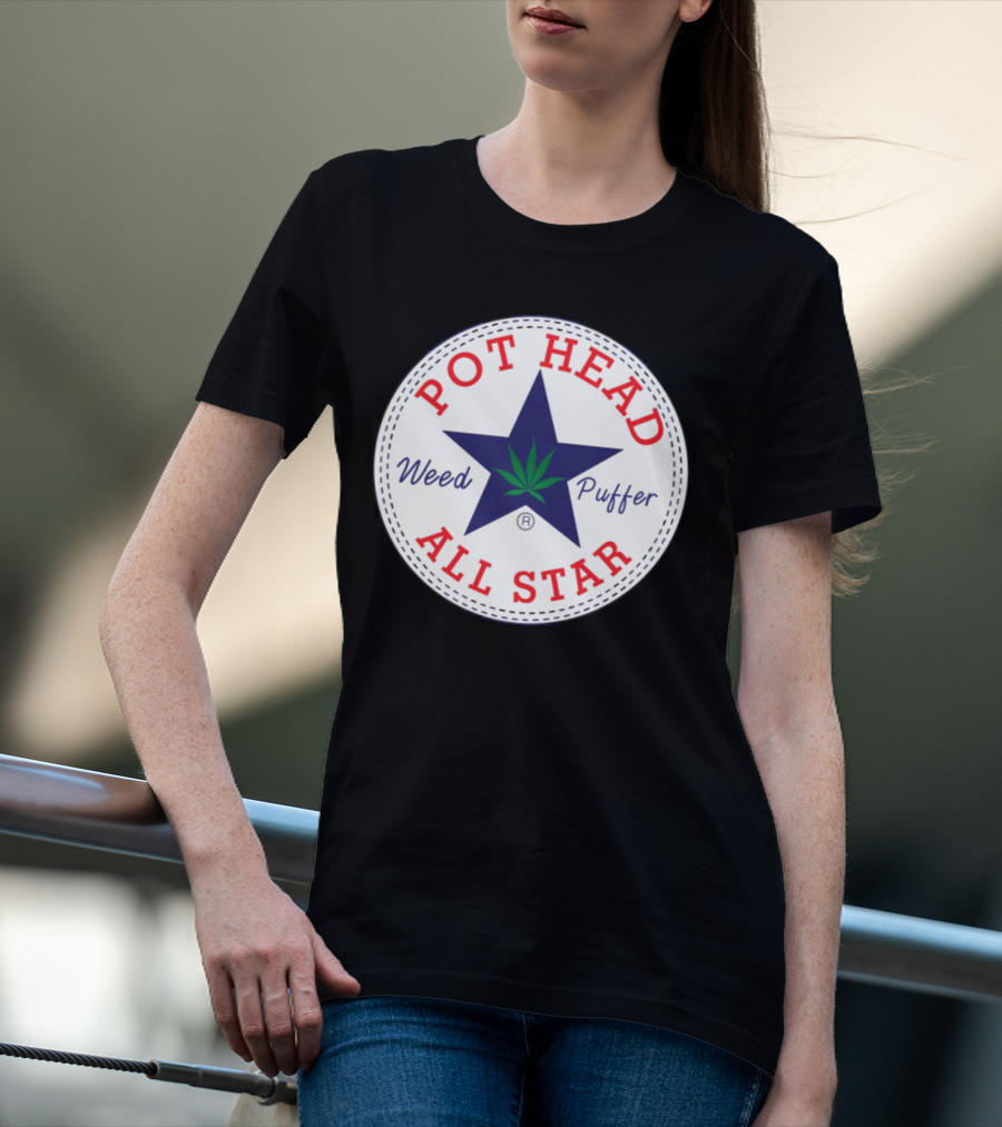 Pot Head Weed Puffer All Star T-Shirt