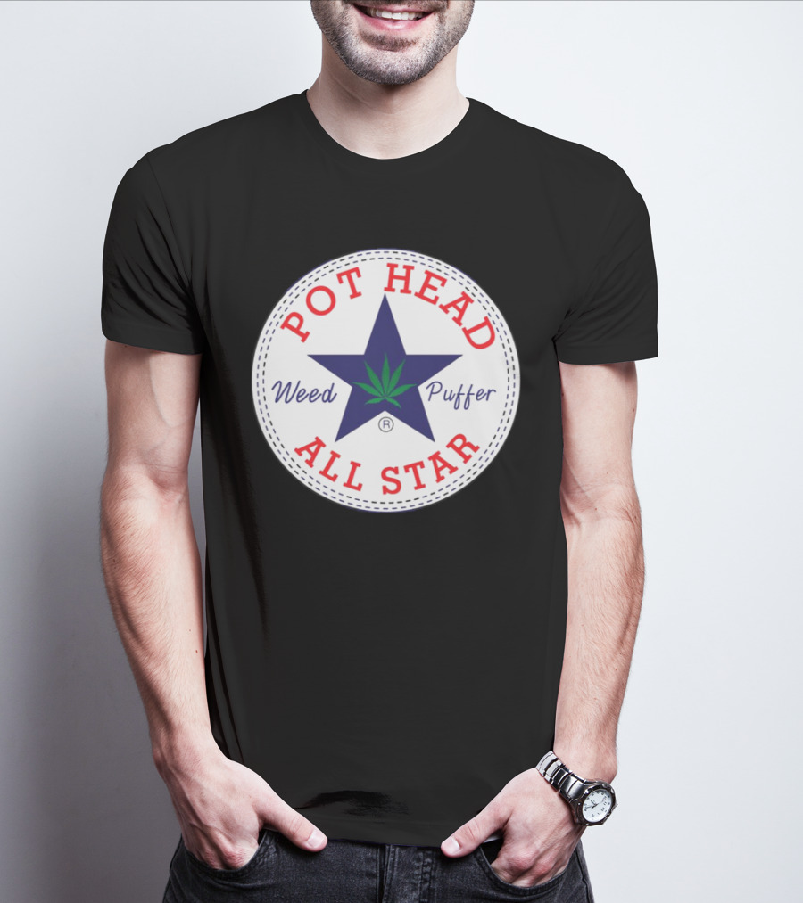 Pot Head Weed Puffer All Star T-Shirt