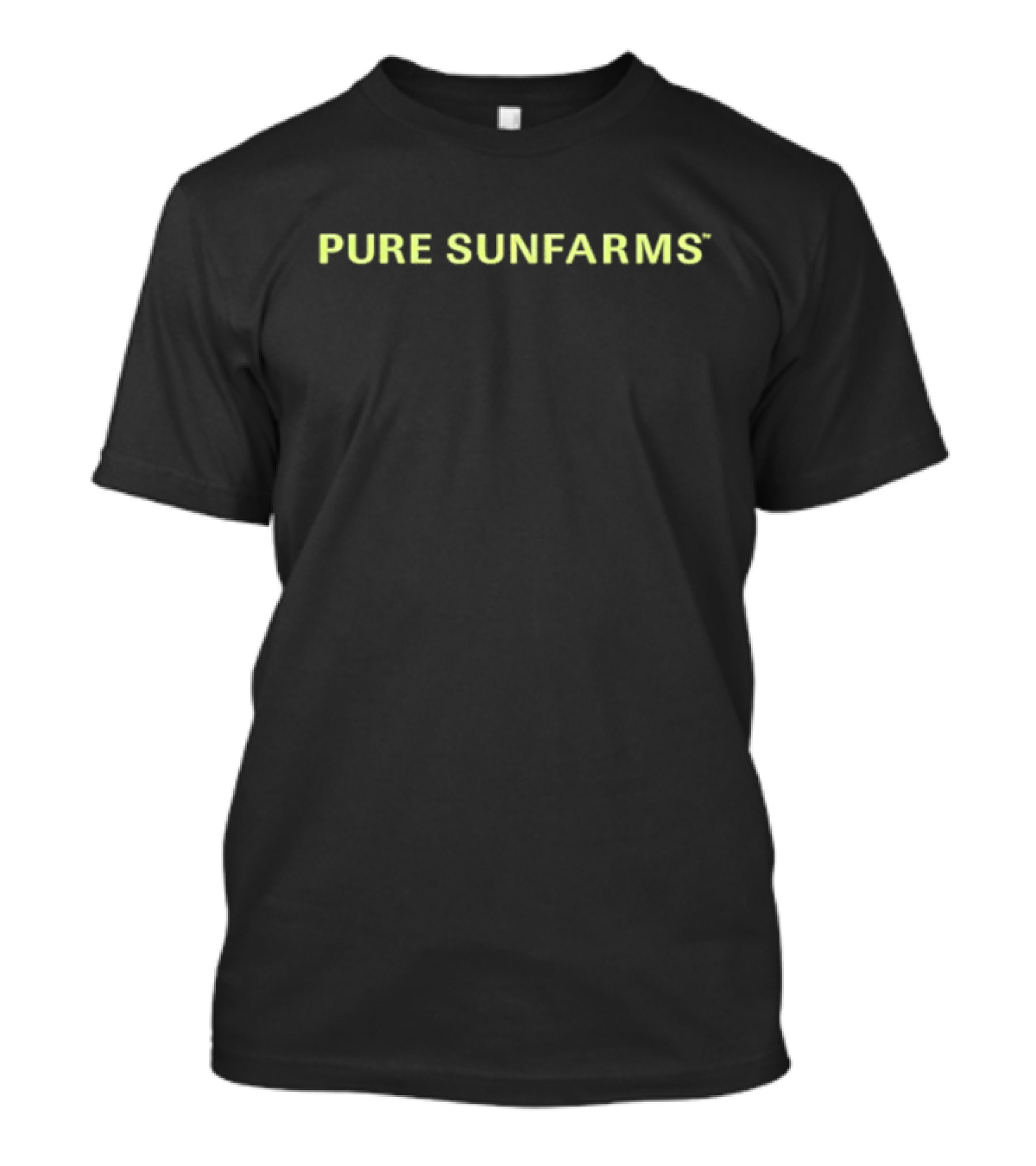PURE SUNFARMS Logo Tee Black T-Shirt