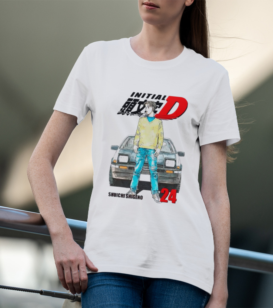 Initial D Shuichi Shigeno 24 T-Shirt