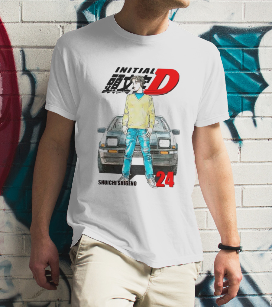 Initial D Shuichi Shigeno 24 T-Shirt