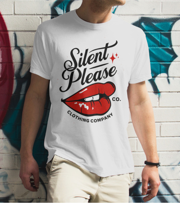 Silent Please Clothing Company Red Lip Co T-Shirt