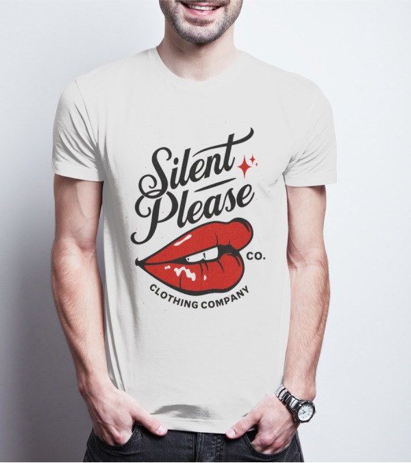 Silent Please Clothing Company Red Lip Co T-Shirt