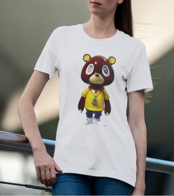 Takashi Murakami Kanye West Bear Figurine T-Shirt