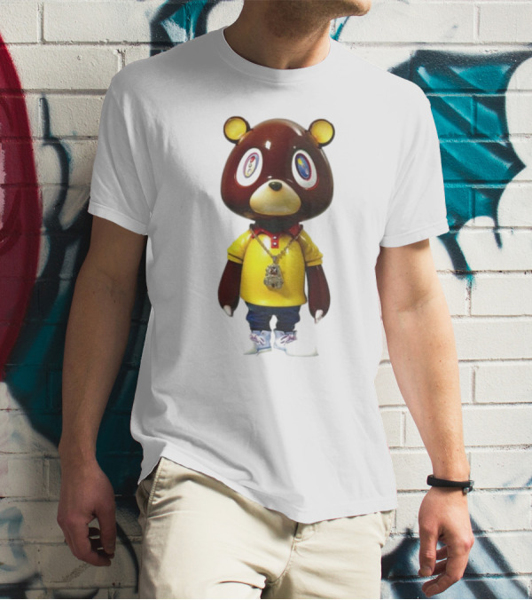Takashi Murakami Kanye West Bear Figurine T-Shirt