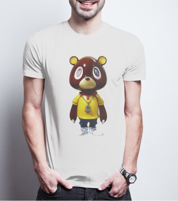 Takashi Murakami Kanye West Bear Figurine T-Shirt