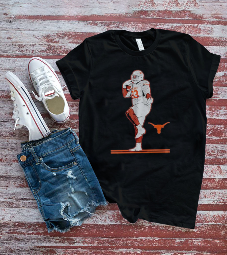 Texas Longhorns Football T’Vondre Sweat 93 Pose T-Shirt