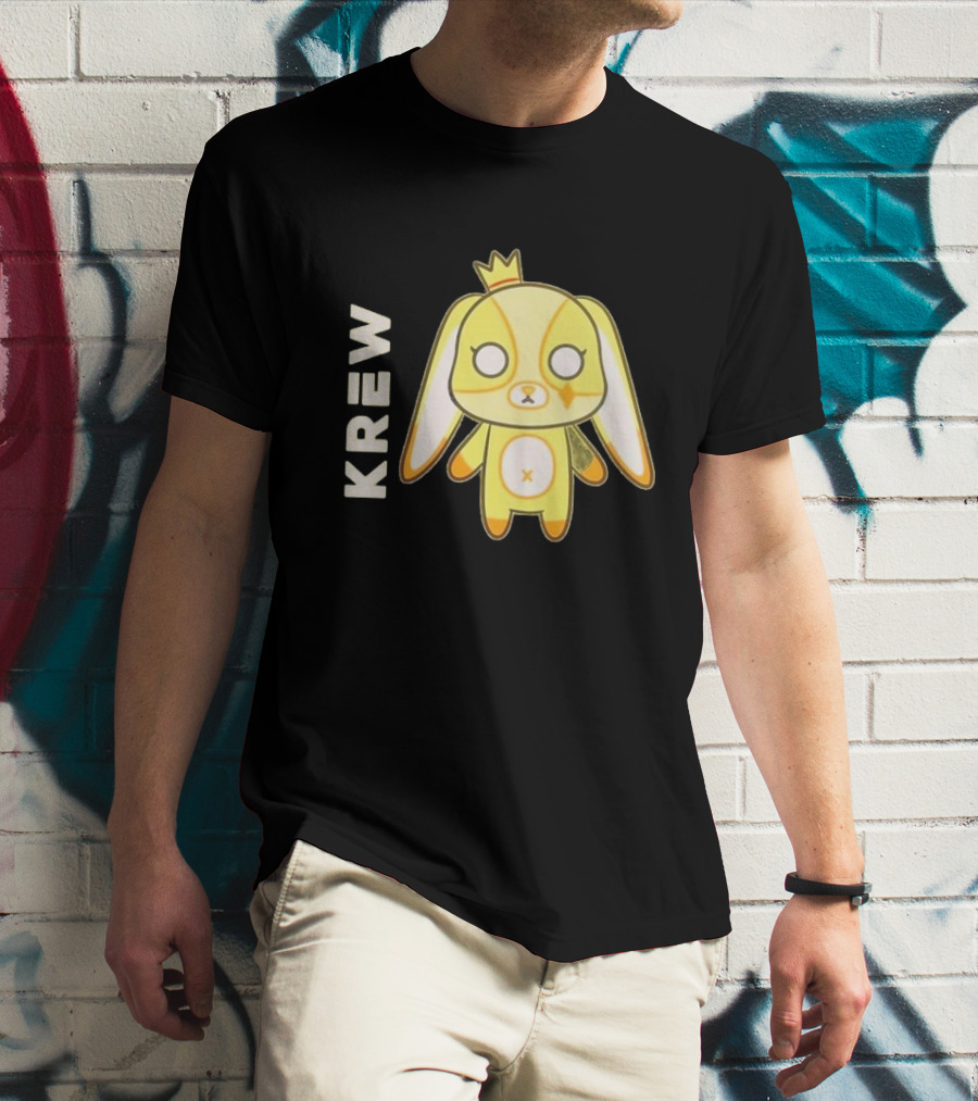 Krew Gold Crowned Teddy Character T-Shirt