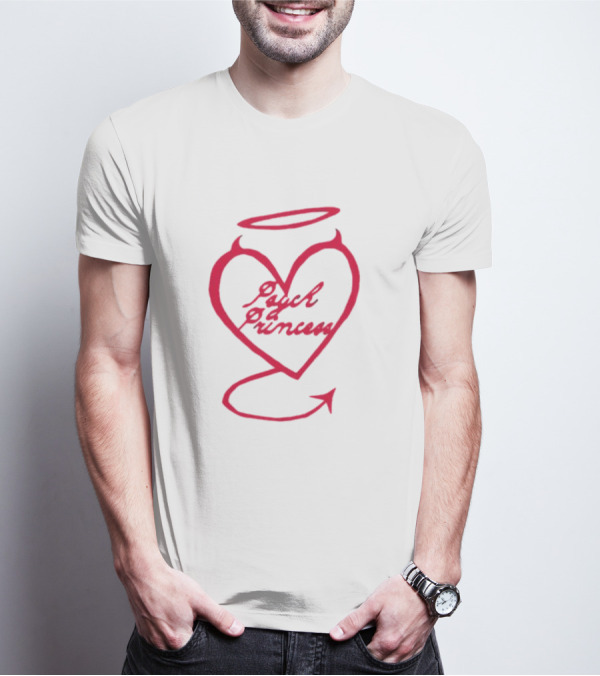Psych Princess Heart With Angel Halo And Devil Tail T-Shirt