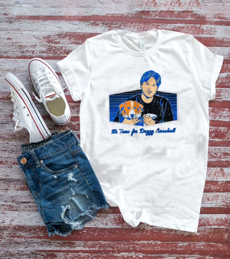 Shohei Ohtani It's Time For Doggy Baseball With Cute Pet T-Shirt