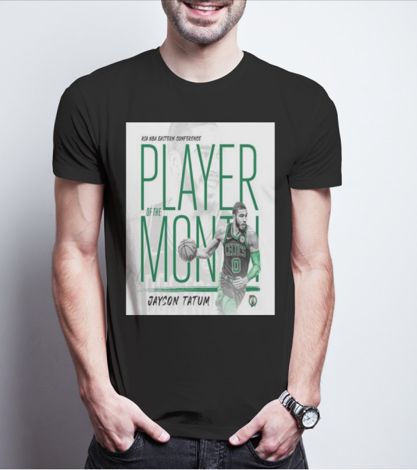 KIA NBA Eastern Conference Player Of The Month Jayson Tatum Celtics T-Shirt