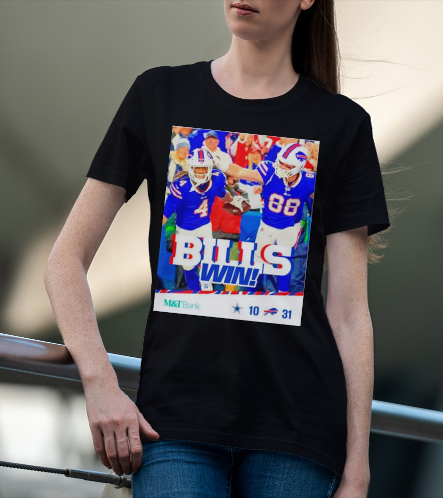 Buffalo Bills Win Dallas Cowboys 31-10 T-Shirt